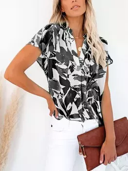 Блуза Milan Kiss, черный/белый