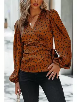 Блуза Milan Kiss, цвет braun/bunt