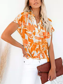 Блуза Milan Kiss, цвет orange/wei