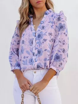 Блуза Milan Kiss, цвет rosa/blau