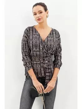 Блуза Milan Kiss, цвет schwarz/beige