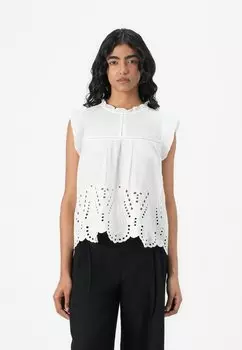 Блуза MILEY ANGLAISE TOP JDY, кремовый