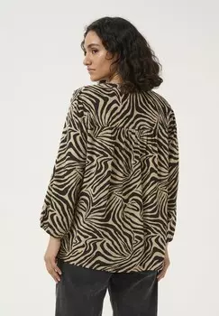 Блуза MILIA Kaffe, коричневый