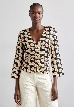 Блуза MILIS Baum und Pferdgarten, оранжевый