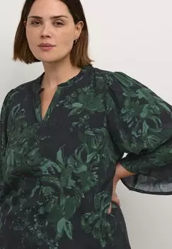 Блуза MINA Kaffe Curve, черный