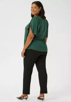 Блуза MINNA Kaffe Curve, зеленый
