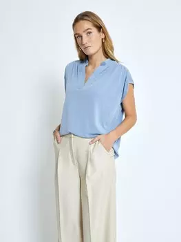 Блуза minus Fiba, светло-синий