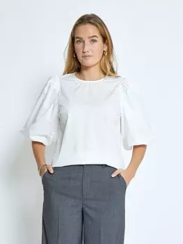 Блуза minus Joa, белый