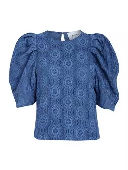 Блуза minus Kalina, синий
