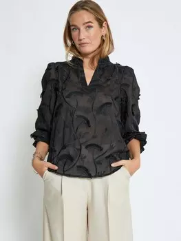 Блуза minus Piper, черный