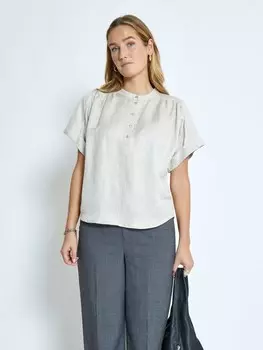 Блуза minus Sabbi, песочный