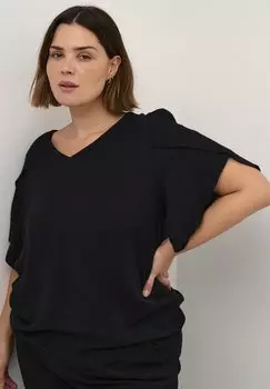 Блуза MIRANA Kaffe Curve, черный