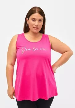 Блуза MIT A LINIE Zizzi, светло-красный