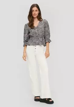 Блуза MIT ALL-OVER-MUSTER QS, светло-розовый