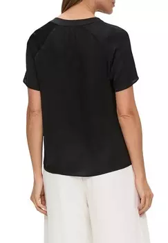 Блуза MIT-AUSSCHNITT s.Oliver BLACK LABEL, черный