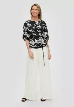 Блуза MIT BINDEGRTEL s.Oliver BLACK LABEL, черный