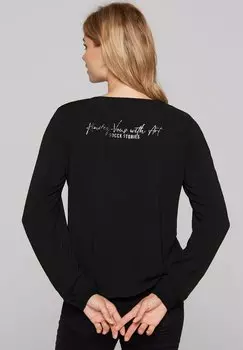 Блуза MIT ELASTISCHEN BNDCHEN Soccx, черный