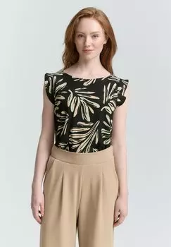 Блуза MIT FLGELRMELN TOM TAILOR DENIM, черный