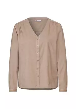 Блуза MIT KNOPFLEISTE Street One, бежевый