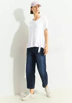 Блуза MIT KNOTENDETAIL Cecil, белый