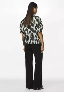 Блуза MIT KURZEN RMELN Pieces, черный