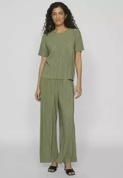 Блуза Mit Kurzen rmeln VILA, масляно-зелёный