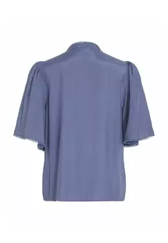 Блуза MIT KURZEN RMELN VILA, синий
