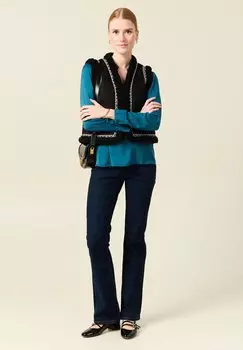 Блуза MIT LANGEN RMELN BONOBO Jeans, сине-серый