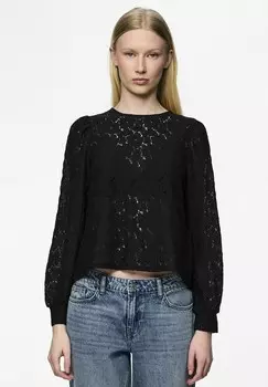 Блуза MIT LANGEN RMELN PCNANESSA Pieces, черный