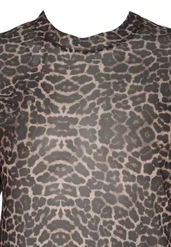 Блуза MIT MUSTER Zizzi, коричневый