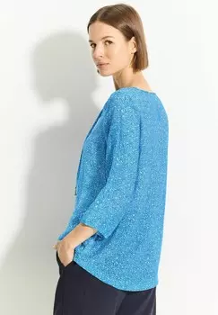 Блуза MIT PRINT Cecil, синий металлик