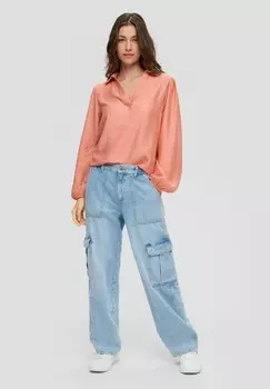 Блуза MIT PUFFRMEL QS, абрикос