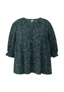 Блуза MIT RAFFUNG QS, бирюзовый