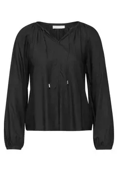 Блуза MIT RAFFUNGEN Street One Studio, черный