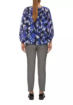 Блуза MIT RAFFUNGEN UND ELASTISCHEN BNDCHEN s.Oliver BLACK LABEL, антрацит