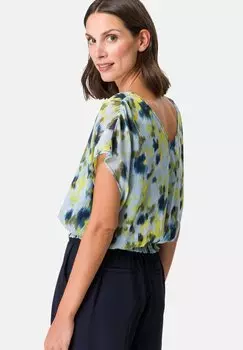 Блуза MIT RCKENAUSSCHNITT zero, синий