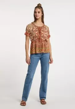 Блуза MIT RSCHENRMELN usha, оранжевый