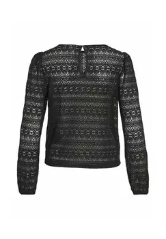 Блуза MIT RUNDHALS VILA, черный