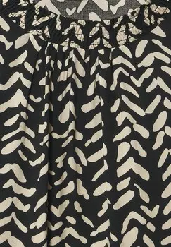 Блуза MIT SMOCK-DETAILS Street One, черный