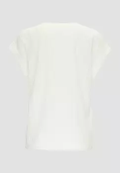 Блуза MIT STRUKTURMUSTER QS, белый