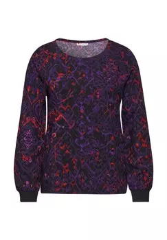 Блуза MIT TAPE-DETAILS Street One, черный