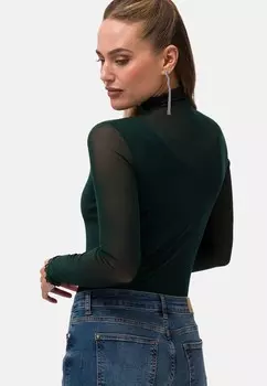 Блуза MIT TRANSPARENTEN RMELN zero, зеленый