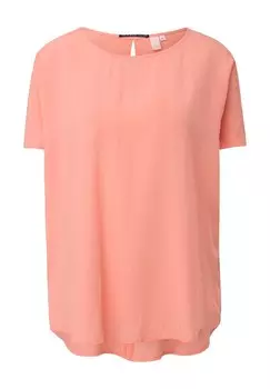 Блуза MIT VERLNGERTEM RCKENTEIL QS, абрикос