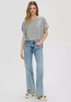 Блуза MIT VERLNGERTEM RCKENTEIL QS, антрацит