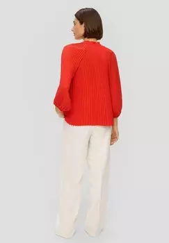 Блуза MIT VOLANT s.Oliver BLACK LABEL, светло-красный