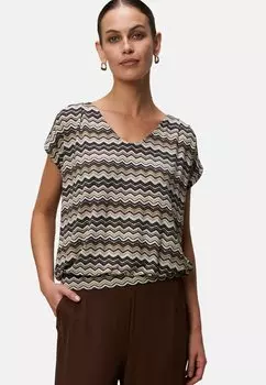 Блуза MIT ZICKZACK zero, бежевый