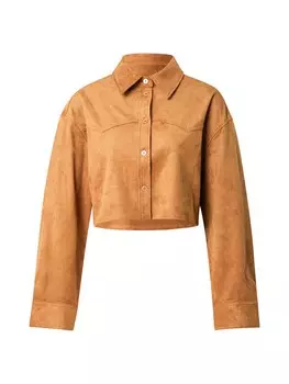 Блуза Monki, коричневый