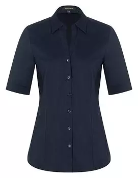 Блуза More & More Baumwollstretch, морской