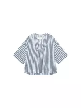 Блуза moshi moshi mind Simple, пятнистый синий