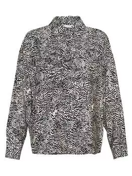 Блуза MOSS COPENHAGEN Hemd Amabella, цвет Creme/Schwarz